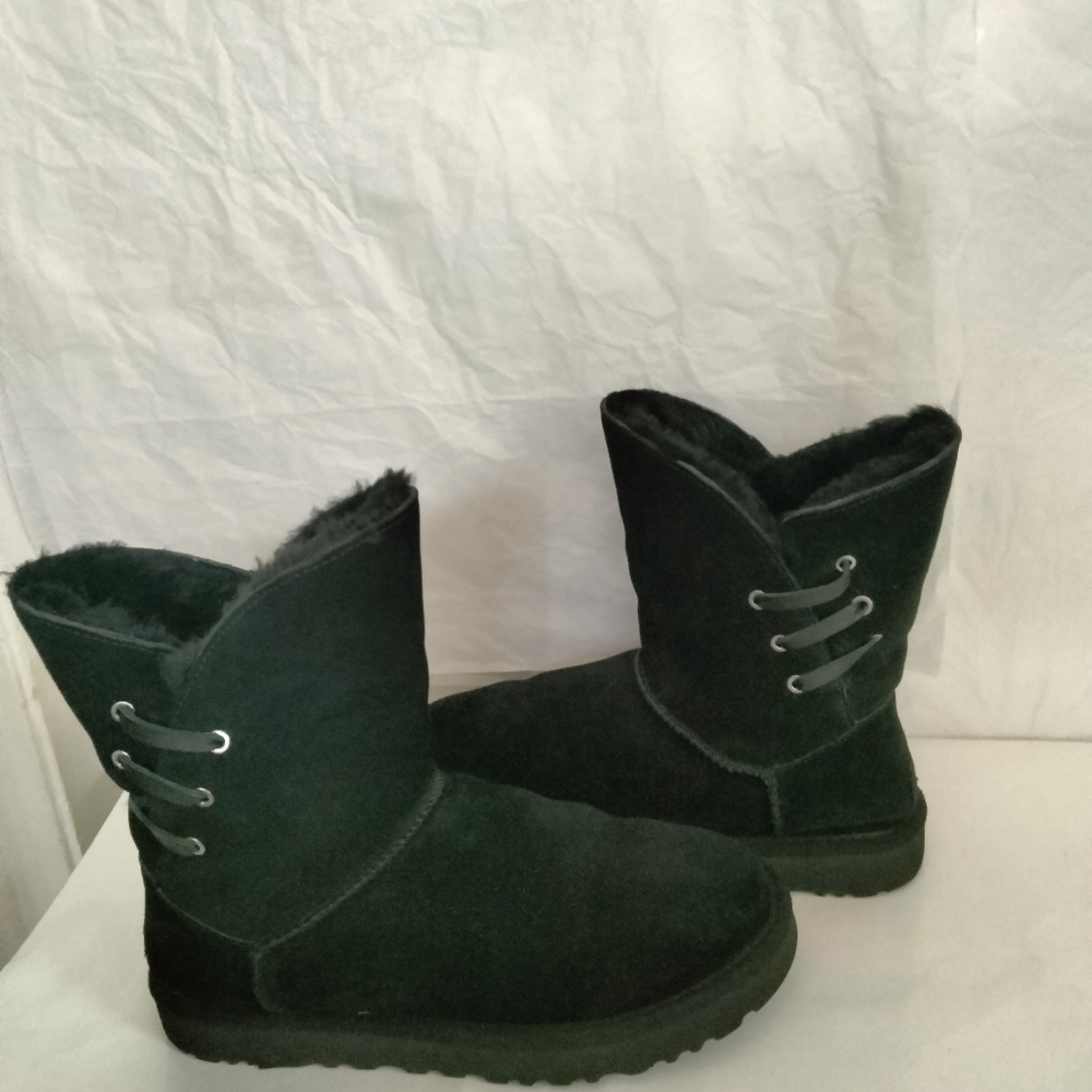 Ugg Constantine Genuine Shearling Black Boot 9 - image 6